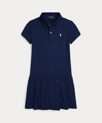 ＜POLO RALPH LAUREN CHILDRENS WEAR ＞ノーティカル　ストレッチ　メッシュ　ポロ　ドレス