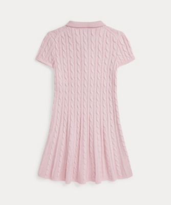 Polo Ralph Lauren☆ケーブルニットコットンブレンドポロドレス ケーブルニット コットン Polo セーター ドレス | POLO