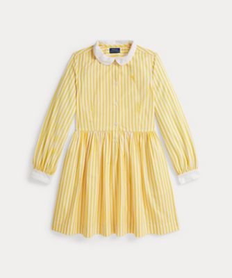 ＜POLO RALPH LAUREN CHILDRENS WEAR ＞ストライプド　コットン　ポプリン　シャツドレス　ＣＷＰＯＤＲＳＧ３Ｄ２１１０９