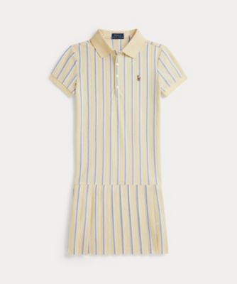 ＜POLO RALPH LAUREN CHILDRENS WEAR ＞ストライプド　オックスフォード　メッシュ　ポロ　ドレス　ＣＷＰＯＤＲＳＧ３Ｄ２１１７６