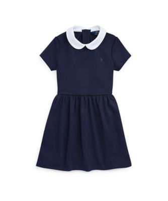 POLO RALPH LAUREN CHILDRENS WEAR /ポロ ラルフ ローレン チルドレンズウェア ポンチ フィット & フレア ドレス 410ネイビー ワンピース・ドレス【三越伊勢丹/公式】