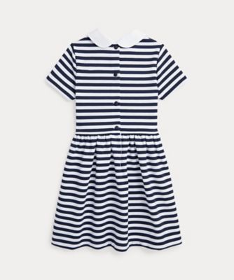 POLO RALPH LAUREN ストライプド ポンチ ドレス ストライプド ポンチ ドレス | POLO RALPH LAUREN CHILDRENS