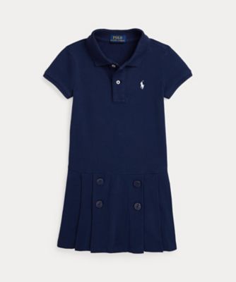 ＜POLO RALPH LAUREN CHILDRENS WEAR ＞ノーティカル　ストレッチ　メッシュ　ポロ　ドレス