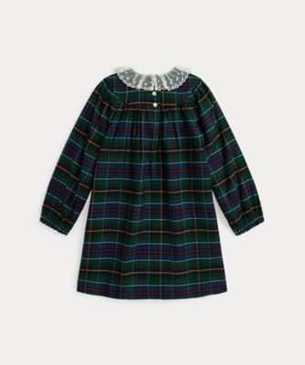 新品タグ付き⭐︎即完売品⭐︎ラルフローレン⭐︎パネルド コットン シャツドレス ガールズ 2才～6才)ロゴ コットン オックスフォード シャツ