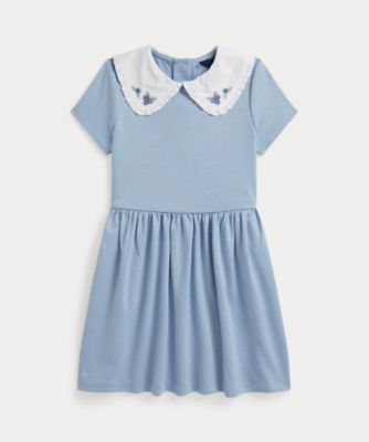 ＜POLO RALPH LAUREN CHILDRENS WEAR ＞ブルーベリーカラー　ストレッチ　ポンチ　ドレス　ＣＷＰＯＤＲＳＲ３Ｄ２１１７２