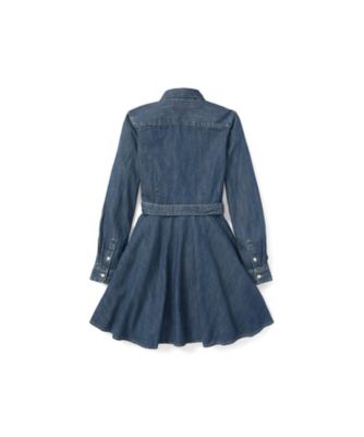 ベルテッド コットン デニム シャツドレス | POLO RALPH LAUREN