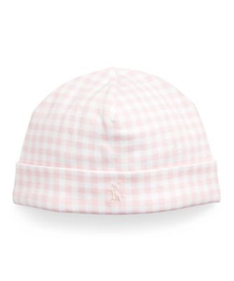 ギンガム　コットン　インターロック　ハット