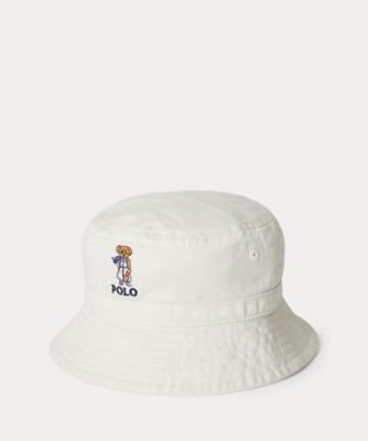 Polo ベア コットン ツイル バケット ハット
