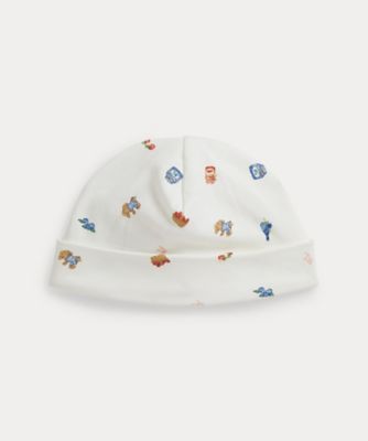 ＜POLO RALPH LAUREN CHILDRENS WEAR ＞Ｐｏｌｏ　ベア　コットン　インターロック　ビーニー　ＣＷＰＯＨＧＳＦＪ４２００４３