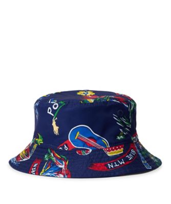 リバーシブル　バケット　ハット