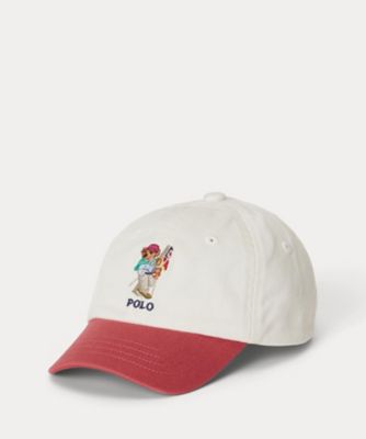 ＜POLO RALPH LAUREN CHILDRENS WEAR ＞Ｐｏｌｏ　ベア　コットン　チノ　ボール　キャップ　ＣＷＰＯＨＧＳＩＪ４２０１６４