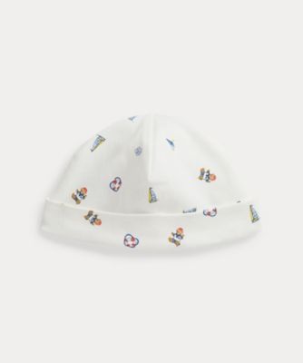＜POLO RALPH LAUREN CHILDRENS WEAR ＞Ｐｏｌｏ　ベア　コットン　インターロック　ビーニー　ＣＷＰＯＨＧＳＩＪ４２０１６７