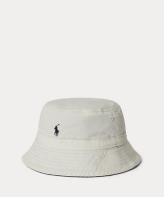 Polo ベア コットン ツイル バケット ハット