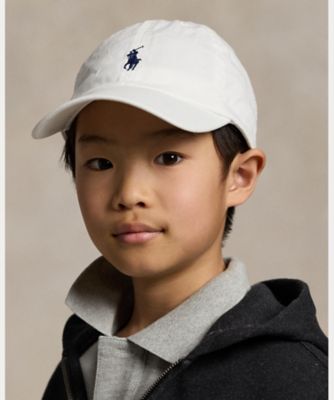 ✨新品✨　Polo Ralph Lauren アイコニック コットン　帽子　白 アイコニック コットン チノ ボール キャップ