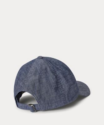 Polo ベア コットン シャンブレー ボール キャップ