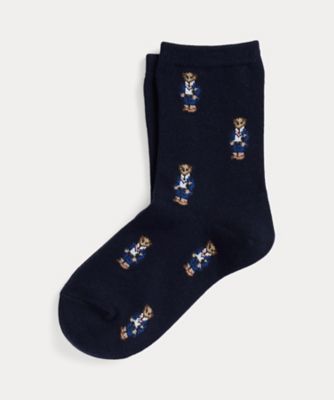 ＜POLO RALPH LAUREN CHILDRENS WEAR ＞Ｐｏｌｏ　ベア　クルー　ソックス　ＣＷＰＯＨＯＳＢ９Ｘ２００２１