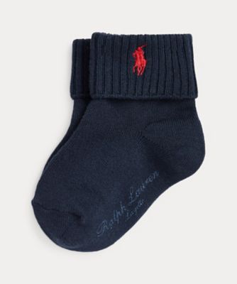 ＜POLO RALPH LAUREN CHILDRENS WEAR ＞カフド　ソックス　ＣＷＰＯＨＯＳＩ９Ｘ２００２３