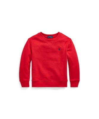 ＜三越伊勢丹/公式＞ POLO RALPH LAUREN CHILDRENS WEAR /ポロ ラルフ ローレン チルドレンズウェア コットンブレンドフリース スウェットシャツ 600レッド トップス【三越伊勢丹/公式】