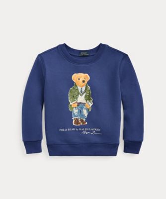 ＜三越伊勢丹/公式＞ POLO RALPH LAUREN CHILDRENS WEAR /ポロ ラルフ ローレン チルドレンズウェア Polo ベア フリース スウェットシャツ 400ブルー トップス【三越伊勢丹/公式】