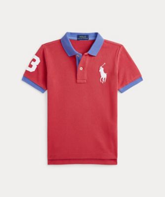 POLO RALPH LAUREN CHILDRENS WEAR /ポロ ラルフ ローレン チルドレンズウェア Big Pony コットン メッシュ ポロシャツ CWPOKNIB8021281