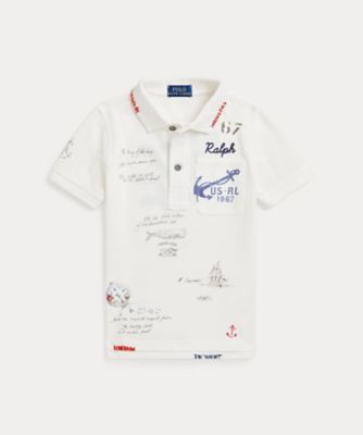Polo by Ralph Lauren ポロシャツ 日本 国旗 S ホワイト