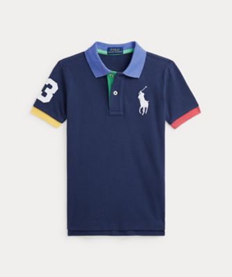 POLO RALPH LAUREN CHILDRENS WEAR /ポロ ラルフ ローレン チルドレンズウェア Big Pony コットン メッシュ ポロシャツ CWPOKNIB8021306