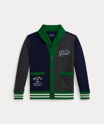 ＜POLO RALPH LAUREN CHILDRENS WEAR ＞ロゴ　カラーブロック　フリース　カーディガン　ＣＷＰＯＫＮＩＢ８０２１４０９