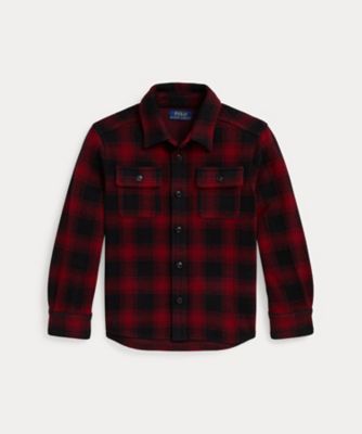 POLO RALPH LAUREN CHILDRENS WEAR /ポロ ラルフ ローレン チルドレンズウェア チェック ニット フランネル シャツ ジャケット CWPOKNIB8021427 999マルチカラー アウター【三越伊勢丹/公式】