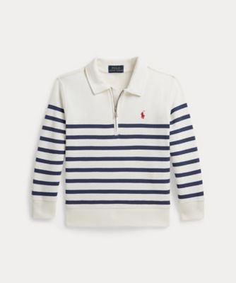 ＜POLO RALPH LAUREN CHILDRENS WEAR ＞ストライプド　フレンチ　テリー　スウェットシャツ　ＣＷＰＯＫＮＩＢ８０２１５４４