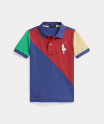 ＜POLO RALPH LAUREN CHILDRENS WEAR ＞Ｂｉｇ　Ｐｏｎｙ　コットン　メッシュ　ポロシャツ　ＣＷＰＯＫＮＩＢ８０２１５５５