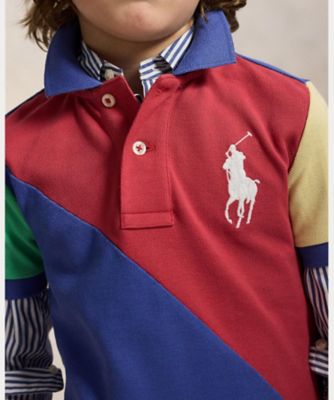 ポロラルフローレン　big pony Big Pony コットン メッシュ ポロシャツ