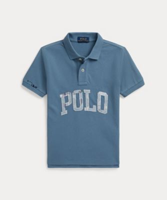 ＜POLO RALPH LAUREN CHILDRENS WEAR ＞ロゴ　コットン　メッシュ　ポロシャツ　ＣＷＰＯＫＮＩＢ８０２１５５９
