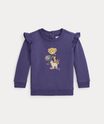 POLO RALPH LAUREN CHILDRENS WEAR /ポロ ラルフ ローレン チルドレンズウェア Polo ベア フリルド フリース スウェットシャツ