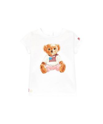＜POLO RALPH LAUREN CHILDRENS WEAR ＞フラッグ　ベア　コットン　ジャージー　Ｔシャツ