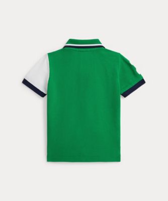 Polo ベア コットン メッシュ ポロシャツ 