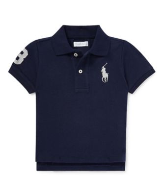 コットン　メッシュ　ポロシャツ