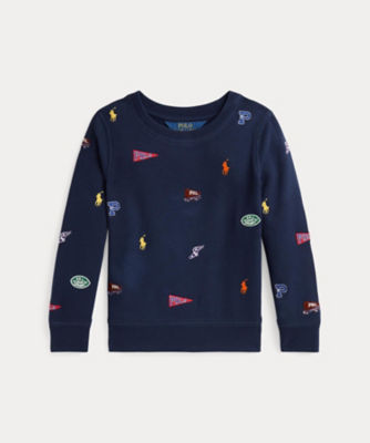 ＜POLO RALPH LAUREN CHILDRENS WEAR ＞エンブロイダリー　モチーフ　フリース　スウェットシャツ