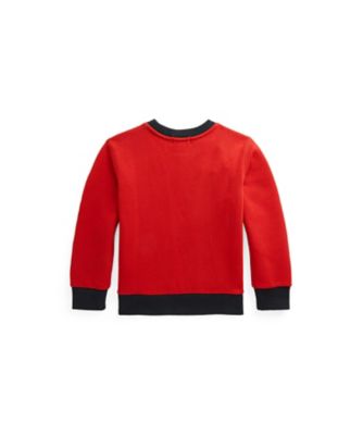 ラルフローレン　Polo ベア フリース スウェットシャツ　赤　2才-90 Polo ベア フリース スウェットシャツ | POLO RALPH LAUREN