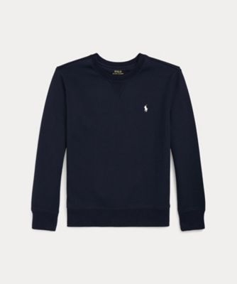RALPH LAUREN スウェット ブランケット ネイビー ラルフローレン ダブルニット スウェットシャツ CWPOKNIY8020563