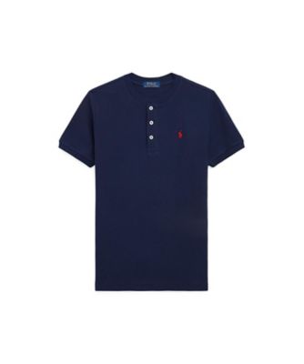 ＜三越伊勢丹/公式＞ POLO RALPH LAUREN CHILDRENS WEAR /ポロ ラルフ ローレン チルドレンズウェア コットン メッシュ ヘンリー シャツ 410ネイビー トップス【三越伊勢丹/公式】