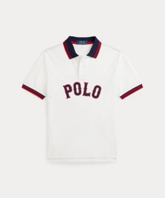 ＜POLO RALPH LAUREN CHILDRENS WEAR ＞ベースボールロゴ　コットン　メッシュ　ポロシャツ　ＣＷＰＯＫＮＩＹ８０２１３９１
