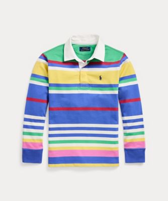 POLO RALPH LAUREN CHILDRENS WEAR /ポロ ラルフ ローレン チルドレンズウェア アイコニック ラグビー シャツ  CWPOKNIY8021393