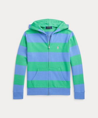 POLO RALPH LAUREN CHILDRENS WEAR /ポロ ラルフ ローレン チルドレンズウェア ストライプド フレンチ テリー フルジップ フーディ CWPOKNIY8021397