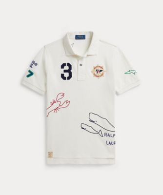 ＜POLO RALPH LAUREN CHILDRENS WEAR ＞コットン　メッシュ　グラフィック　ポロシャツ　ＣＷＰＯＫＮＩＹ８０２１７４５