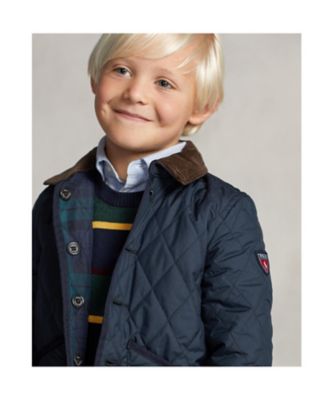 ポロラルフローレン キッズ　ウォーターリペラントベースボール中綿ジャケット Polo Ralph Lauren Childrenswear コート アウター リバーシブル