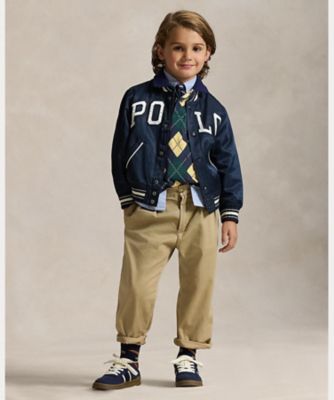 美品BHILL グリーンベースボールジャケット Lサイズ 送料無料】ロゴ サテン ベースボール ジャケット