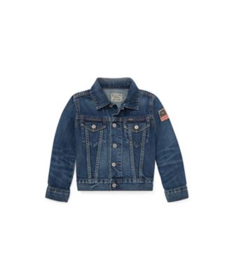 ＜POLO RALPH LAUREN CHILDRENS WEAR ＞フラッグ　デニム　トラッカー　ジャケット