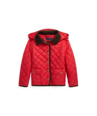 ＜POLO RALPH LAUREN CHILDRENS WEAR ＞【送料無料】キルテッド　ウォーターリペラント　バーン　ジャケット