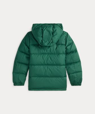 送料無料】リップストップ ダウン フーデッド ジャケット