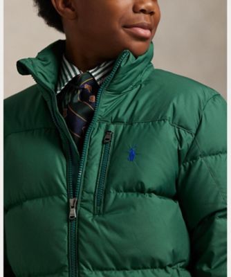 送料無料】リップストップ ダウン フーデッド ジャケット